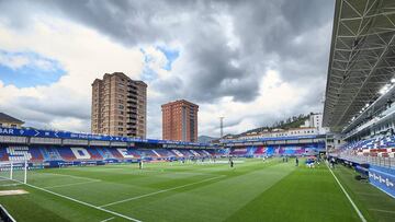 17/06/20 PARTIDO PRIMERA DIVISION 
 CORONAVIRUS COVID19
 EIBAR - ATHLETIC BILBAO 
 ESTADIO IPURUA PANORAMICA VISTA GENERAL VACIO