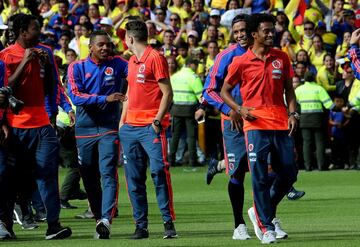 Imágenes para siempre. Jugadores agradecieron por el apoyo y por la gran bienvenida en Bogotá 