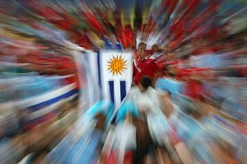Aficionados de Uruguay. 