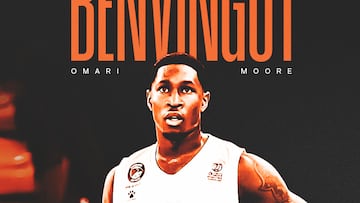 Omari Moore, nuevo jugador del Valencia Basket