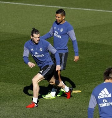 Casemiro y Gareth Bale.