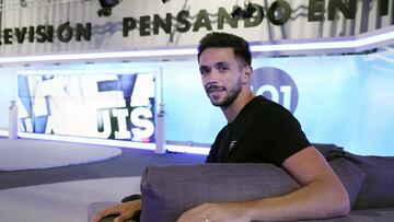 Nelson Monte durante su visita al prograna de 101TV 'Área Malaguista'.