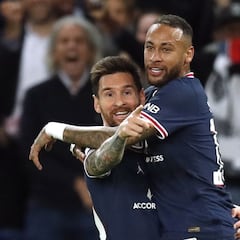 Messi se estrena en una noche mágica en París