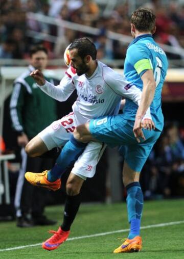 Aleix Vidal con Nicolas Lombaerts.