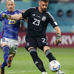 Cuando el portero juega con el pie…