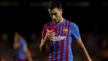 Eric Garcia, en el partido ante la Real.