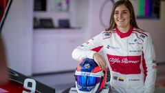 Tatiana Calder&oacute;n es piloto de desarrollo de Alfa Romeo en la F1.