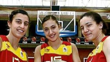 <b>SIN COMPLEJOS. </b>Tamara, Alba y Laura, sangre joven para España.