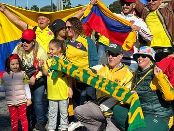 Así viven los hinchas la previa del duelo entre Colombia y Corea del Sur