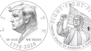 EEUU estudia hacer una moneda de Trump: “El borrador ya es una realidad”