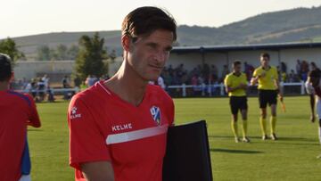 Leo Franco en el entrenamiento. 