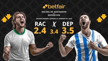 Racing de Santander vs. Deportivo de La Coruña: horario, dónde ver, pronósticos y clasificación