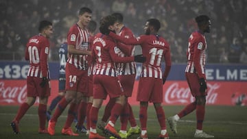 19/01/19 PARTIDO PRIMERA DIVISION
SD HUESCA - ATLETICO DE MADRID
GOL 0-3 KOKE ALEGRIA