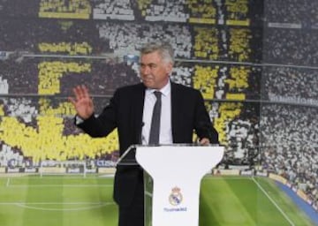 Las imágenes de la presentación de Ancelotti