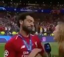 ¡Insólita reacción de Salah: pensó que lo iban a besar!