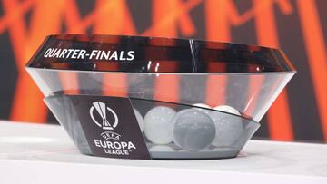 Sorteo de los cuartos de final de la Europa League con tres clubes con colombianos.