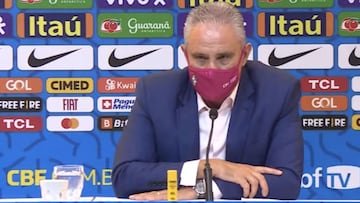 Tite: "Colombia nos llevará bien preparados ante Argentina"