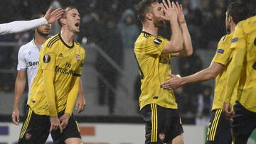 El Mustafi se lamenta de un ocasión.