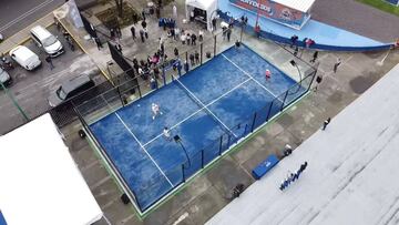 Inauguran primer cancha pública de pádel en CDMX