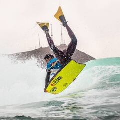 Chileno es la gran estrella del Arica Cultura Bodyboard 2018