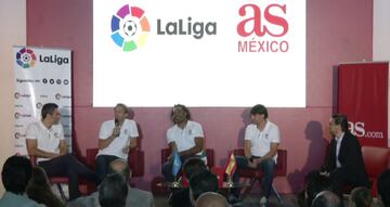 El evento de AS México fue engalanado por Fernando Morientes, Fernando Sanz, Christian Karembeu y Gaizka Mendieta.
