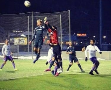 Christopher Izaguirre jugó dos partidos en 24 horas en Andorra