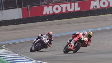 Chaz Davies, durante el GP de Tailandia en Buriram.