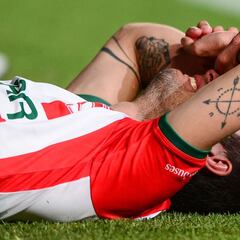 Unai Bilbao sufre aparatosa lesión por anclaje de publicidad