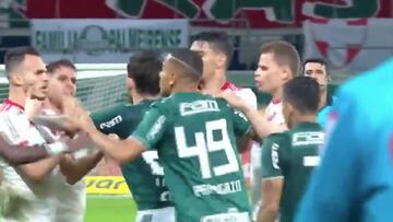 La pelea en Brasil que provocó seis expulsados en dos minutos