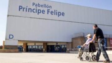 Exterior del pabellón Príncipe Felipe de Zaragoza