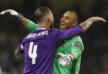 Sergio Ramos y Keylor Navas.