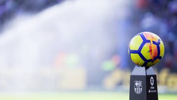 Balón en un partido de LaLiga