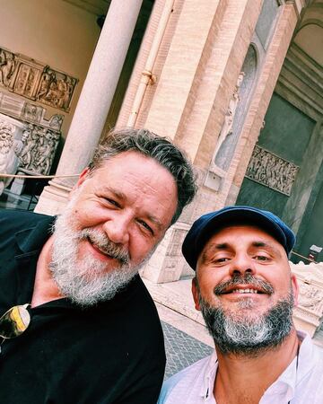 Matteo Alessandrini con Russell Crowe