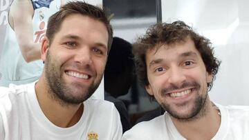 Felipe Reyes y Sergio Llull.