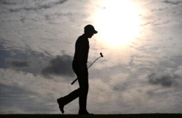 El golfista sueco Henrik Stenson en el HSBC de Shanghái.