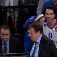 La reacción de la mayor estrella de la Euroliga cuando su técnico le quita a un triple del récord