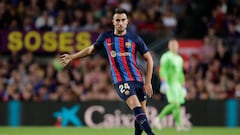 BARCELONA, SPAIN - OCTOBER 23: Eric Garcia of FC Barcelona  during the La Liga Santander  match between FC Barcelona v Athletic de Bilbao at the Spotify Camp Nou on October 23, 2022 in Barcelona Spain (Photo by David S. Bustamante/Soccrates/Getty Images)