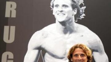 <b>PRESENTACIÓN.</b> Forlán ha presentado su libro en Madrid.