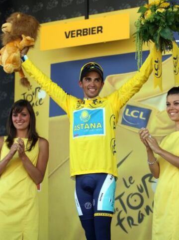 Tour 2009.
Etapa 15. Pontarlier-Verbier. 
Ganó la etapa y consiguió el maillot amarillo.  