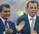 Laporta y Rosell declaran por la explotación de La Masia