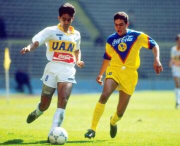 El ídolo americanista en 1992, cuando daba sus primeros pasos como futbolista profesional