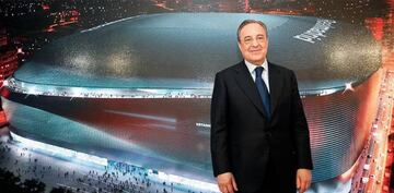 Pérez presented the newly agreed vision for the Santiago Bernabéu.