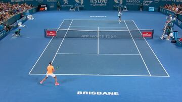 Hasta su rival aplaudió: gran punto de Rafael Nadal