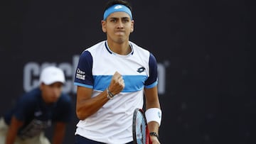 Tenis, Chile Dove MenCare Open
 ATP 250 de Santiago.
 El tenista Alejandro Tabilo de Chile celebra  el punto durante el ATP 250 Chile Dove MenCare Open Santiago, Chile.
 26/02/2020
 Felipe Zanca/Photosport 