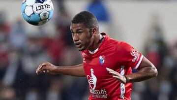 Samuel Lino, en un partido con el Gil Vicente.