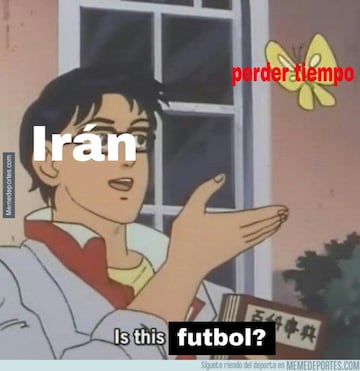 Los divertidos memes que dejó la defensa de Irán ante España