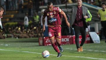 &Aacute;ngelo Rodr&iacute;guez en el partido de Tolima ante Medell&iacute;n por la semifinal de la Liga &Aacute;guila I-2018