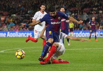 Luis Suárez y Clement Lenglet.