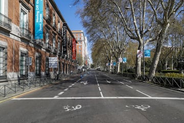 Madrid, vacío: las imágenes de cómo están sus calles