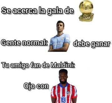 Los mejores memes del Balón de Oro 2024